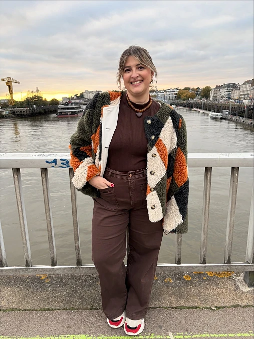 Chocolate Trousers and Patchwork Jacket